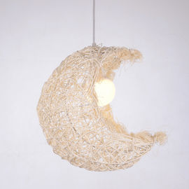 Ratton Moon Basket pendant Lamp For Baby Room Bedroom Hanging Lights (WH-WP-08)