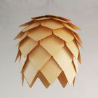 Rattan hanging lamp Pine Shape Chandelier For Indoor Kitchen Dining room Lighting (WH-WP-09)