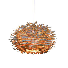 Wicker pendant light shade Haging Lamp For Kitchen Restaurant Lighting Fixtures (WH-WP-10)