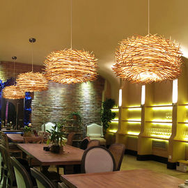 Wicker pendant light shade Haging Lamp For Kitchen Restaurant Lighting Fixtures (WH-WP-10)