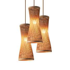 Modern jute pendant lights For Living room Bedroom Restaurant Lighting Fixtures (WH-WP-16)