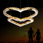 Modern Love Shape Crystal Hanging Lights For Kitchen Dining room Bedroom Decor Pendant lamp (WH-AP-83)