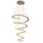 Spin Stairs Dining room Kitchen Living room Crystal Pendant Lamp Indoor House Lighting (WH-AP-84)