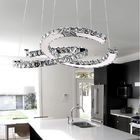 Chanel Shape Crystal Pendant Lamp For Kitchen Bedroom Restaurant Cloths Shop Hanging Lights (WH-WP-85)