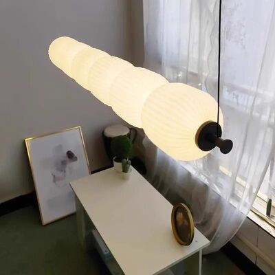 White glass bulb chandelier Long glass pendant lamp (WH-GP-191)