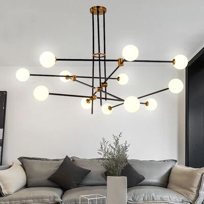 Nordic mid century modern chandelier Dining room Bubble glass ball chandelier (WH-GP-192)