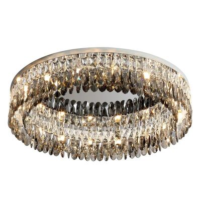 Living Room Simple light Bedroom Modern Chrome Silver Home Creative Crystal Ceiling Lamp(WH-MA-314)