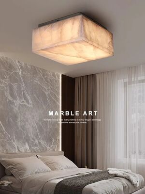 Hallway Light Living Room Led Home Decor Bedroom Luxury Modern Natural Marble Ceiling Lamp(WH-MA-317)