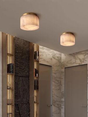 Hallway Light Living Room Led Home Decor Bedroom Luxury Modern Natural Marble Ceiling Lamp(WH-MA-317)