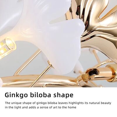 Dining Room Ceiling Light Modern Living Room luxury home decor Ginkgo Leaf Ceiling Light(WH-MA-323)