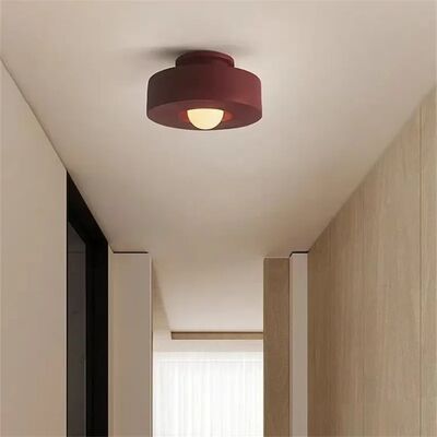 Hallway Balcony Light Bedroom Minimalist Small Light Wabi Sabi Round Simon Ceiling Lighting(WH-MA-329)