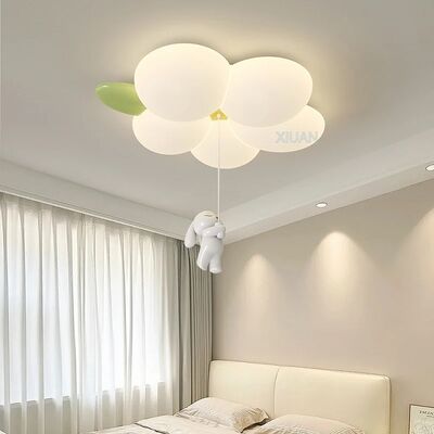 Bedroom Ceiling Light Kids Girl Boy Room with Hanging Rabbit Romantic Flower Ceiling Lamps(WH-MA-331)