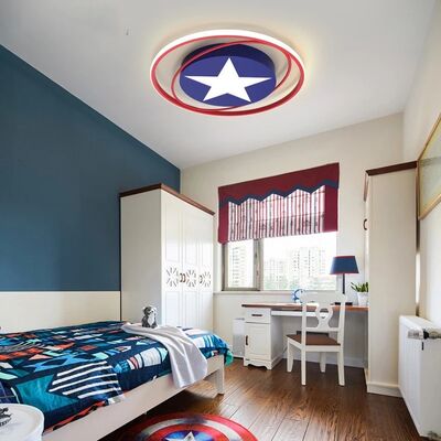 Children's room bedroom light minimalist modern cartoon America Captain lighting fixtures(WH-MA-335)