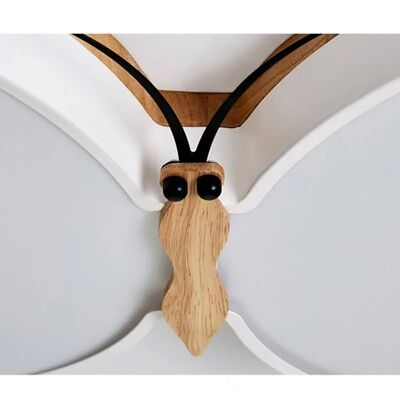 kids ceiling light Bedroom Boys And Girls Baby Cute Modern wood butterfly ceiling light(WH-MA-341)
