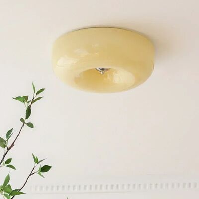 Bedroom Light Living Room French Aisle Balcony Surface Mounted Bauhaus Glass Ceiling Lamp(WH-MA-343)