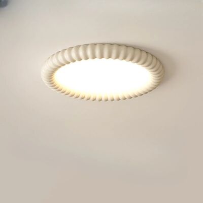 study ceiling light bedroom Modern Orange Green minimalist circular Cream style ceiling light(WH-MA-344)