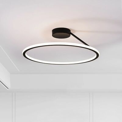 Luster Light Fixtures Bedroom Study Room Modern Simple Circle Led Ceiling Lamp(WH-MA-346)