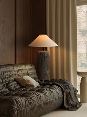 Lounge Standing Light Living Room Sofa Decoration Japanese Antique Pottery Floor Lamp(WH-VFL-20)