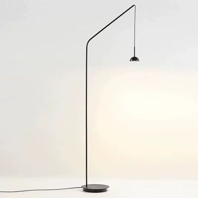 Hotel Standing Lamp Parlor Bedroom Minimalist Black Metal Estiluz Cupolina Floor Lamp(WH-VFL-22)