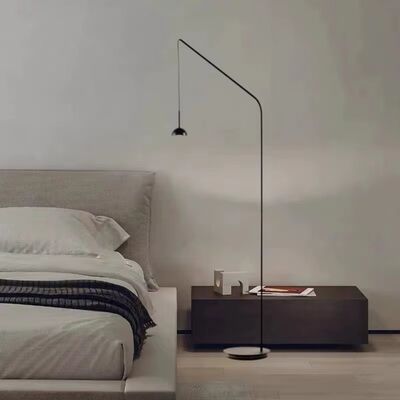 Hotel Standing Lamp Parlor Bedroom Minimalist Black Metal Estiluz Cupolina Floor Lamp(WH-VFL-22)