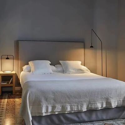Hotel Standing Lamp Parlor Bedroom Minimalist Black Metal Estiluz Cupolina Floor Lamp(WH-VFL-22)