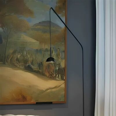 Hotel Standing Lamp Parlor Bedroom Minimalist Black Metal Estiluz Cupolina Floor Lamp(WH-VFL-22)