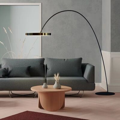 Home Decor Light Fixture Living Room Coffee Tables Ring Design LED Mito Largo Floor Lamp(WH-VFL-29)