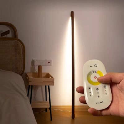 Atmosphere Lamp Living Room Sofa Nordic Black Walnut Ash Stay Against Wall Floor Lamp(WH-VFL-33)