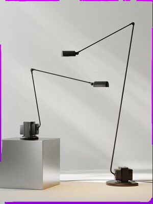 living room sofa lamp Italian long arm lamp industrial style Lumina Daphine Terra Floor Lamp(WH-VFL-34)