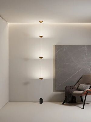 Bedroom Bedside Lighting Hotel Background TV Wall Desigh Minimalist Cone Floor Lamp (WH-MFL-177)