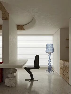 Bedroom Bedside Lights Living Room Elegant Home-applicant LED French Kabuki Floor Lamp(WH-MFL-208)