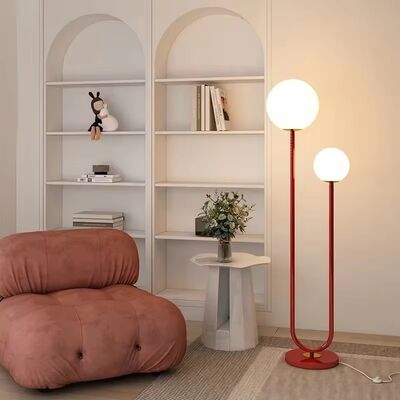 Stand Home Decor Light Fixture Living Room Coffee Tables Nordic Glass Ball Led Floor Lamp(WH-MFL-210)