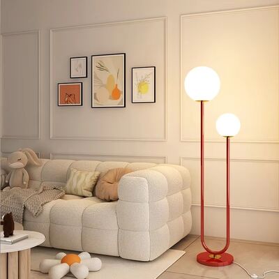 Stand Home Decor Light Fixture Living Room Coffee Tables Nordic Glass Ball Led Floor Lamp(WH-MFL-210)