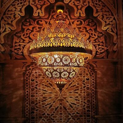 Saudi Arabia Classical Flame Pendant Ligh Moroccan Lamp(WH-DC-72)