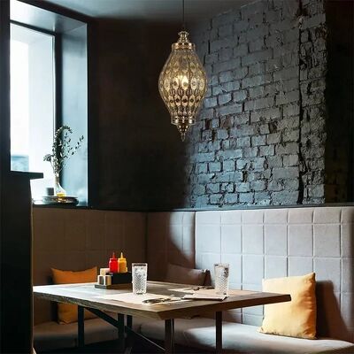 Marocain Style Orient Mediterran Interior Lampara Morocan Suspension Oriental Moroccan Lamp(WH-DC-73)