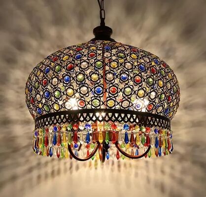 Bohemian Colorful Pendant Lamp Turkish small chandelier Light Fixture  (WH-DC-83)