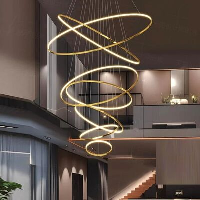Modern Circular pendant light Creative Staircase Pendant Light(WH-NC-129)