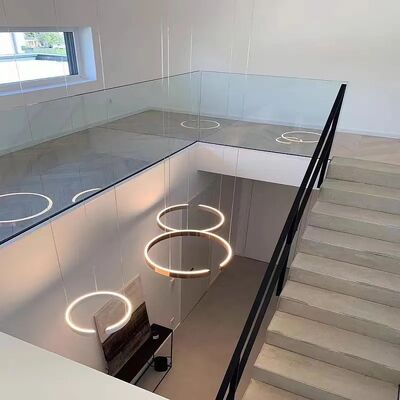 Mito sospeso chandelier Nordic Led Dimmable ring light staircase lamp (WH-NC-134)
