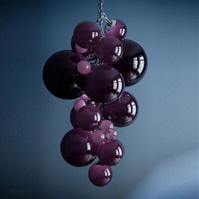 Italian Fruit Purple Grape Pendant Lamp Restaurant Villa Staircase Designer Lamp  (WH-NC-140)