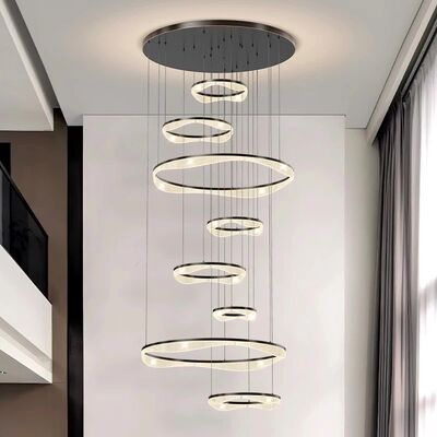 Modern ring stairs led lights pendant light lamps staircase lamp (WH-NC-142)