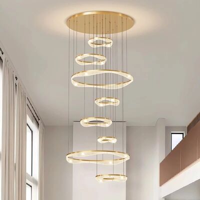 Modern ring stairs led lights pendant light lamps staircase lamp (WH-NC-142)