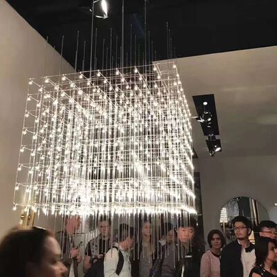 Modern Luxury Living Room Chandelier Cube Pendant Lamp (WH-NC-145)