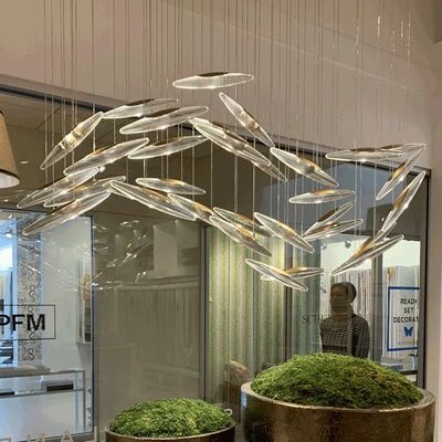 Luxury Crystal Chandelier Modern Long Staircase Chandelier  (WH-NC-149)
