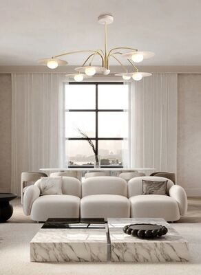 Nordic living room chandelier light luxury simple bedroom dining room lamps Champignon Chandelier(WH-MI-471)