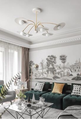 Nordic living room chandelier light luxury simple bedroom dining room lamps Champignon Chandelier(WH-MI-471)