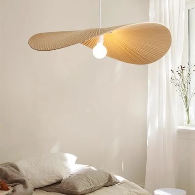 wabi sabi Pendant Lamp woven lampshades japanese hanging ceiling light Mediterrania Chandelier(WH-MI-493)