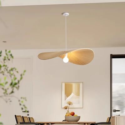 wabi sabi Pendant Lamp woven lampshades japanese hanging ceiling light Mediterrania Chandelier(WH-MI-493)
