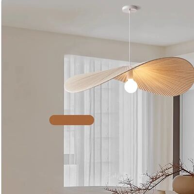 wabi sabi Pendant Lamp woven lampshades japanese hanging ceiling light Mediterrania Chandelier(WH-MI-493)