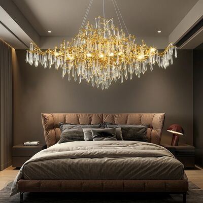 Dining Living Room Bedroom Chandeliers Branch Ceiling Crystal Chandelier Modern Luxury Crystal Chandelier (WH-CY-259)
