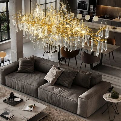 Dining Living Room Bedroom Chandeliers Branch Ceiling Crystal Chandelier Modern Luxury Crystal Chandelier (WH-CY-259)